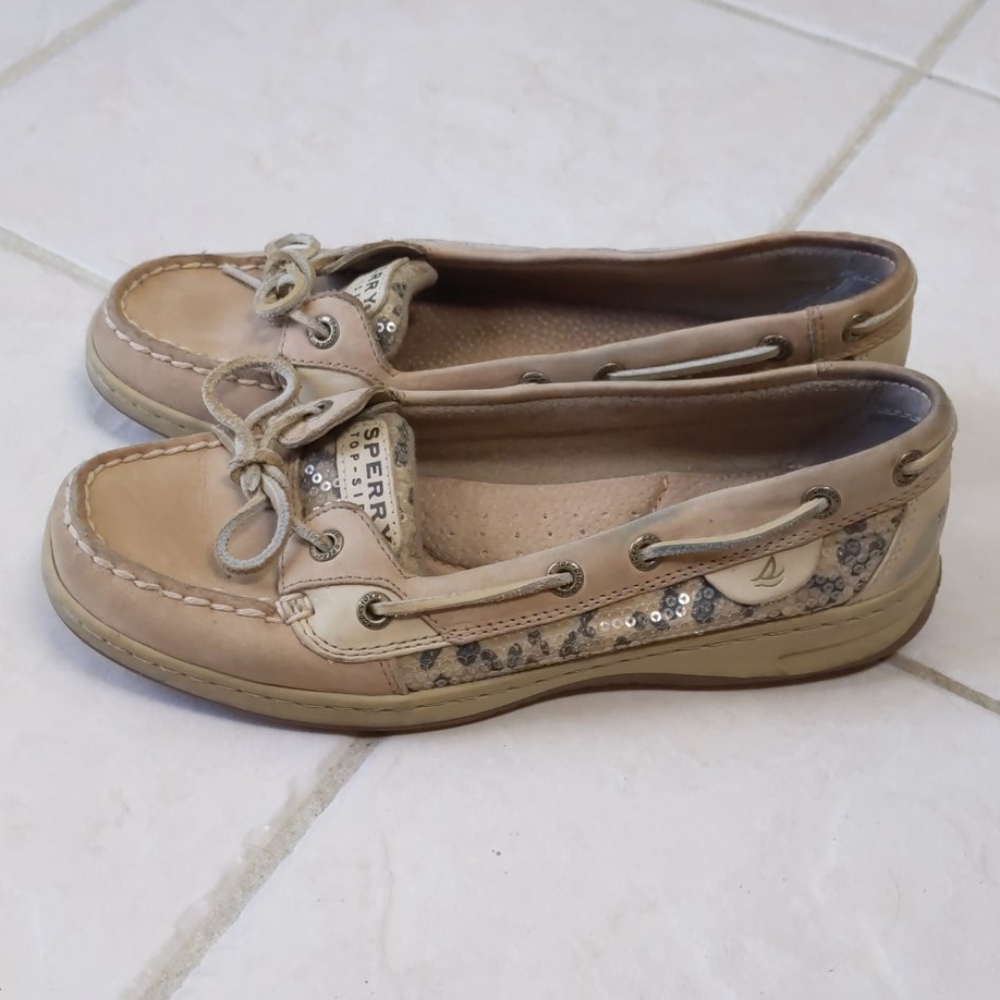 Leather Sperry Top Siders